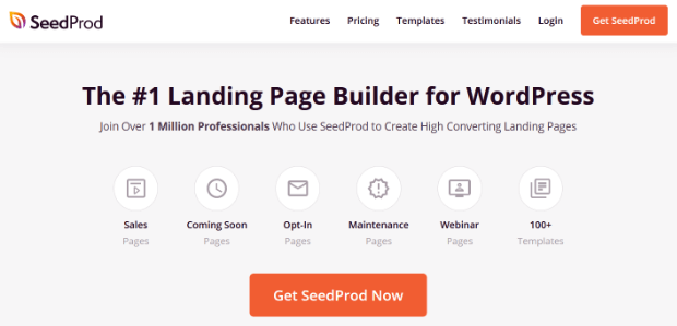 seedprod landing page builder