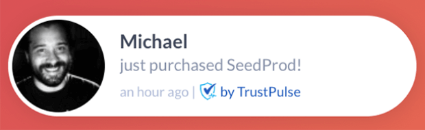 trustpulse social proof notifications