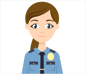 Police Woman - Trust Badge
