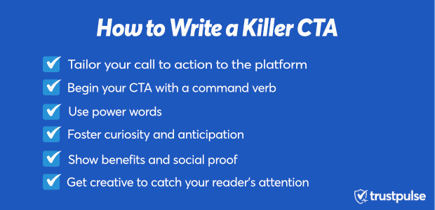 how to write a killer call to action