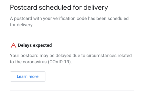 Delivery-delay-notifications