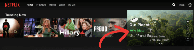 Netflix movie recommendation