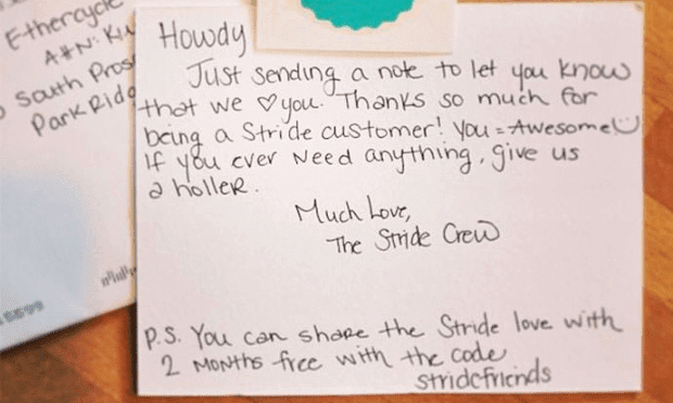 stride-handwritten-note
