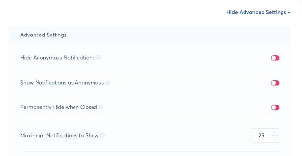 Advanced Display Settings - display rules