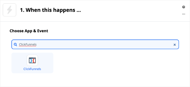 ClickFunnels In Zapier