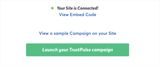 Launch Your TrustPulse campaign
