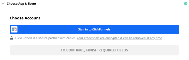 Sign in to ClickFunnels