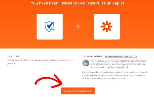 Accept Zapier