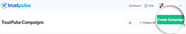 Create Trustpulse Campaign