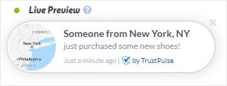 TrustPulse real time user notification -min