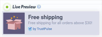 Free shipping notification WooCommerce