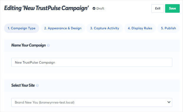 TrustPulse Name Campaign