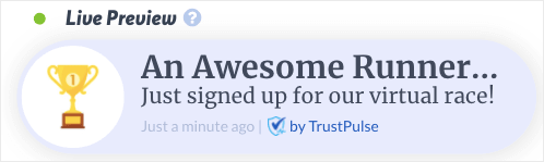 TrustPulse social proof notification for WordPress demo