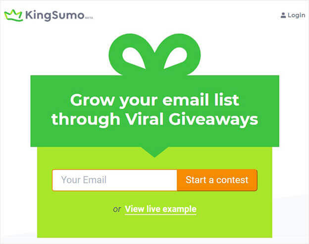 Kingsumo wordpress giveaway plugin