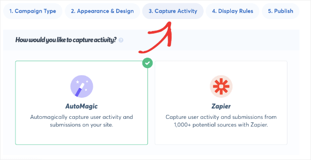 Capture Activity in TrustPulse