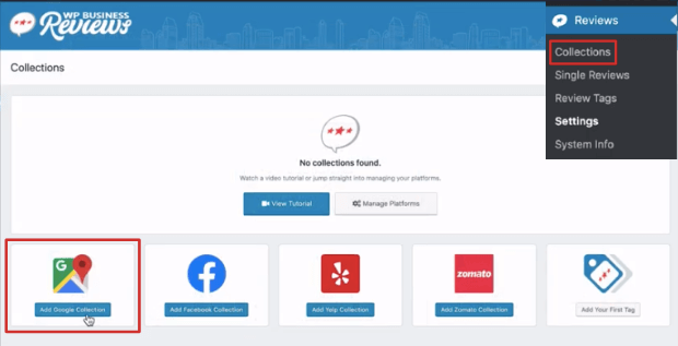 add google collection wpbusiness reviews