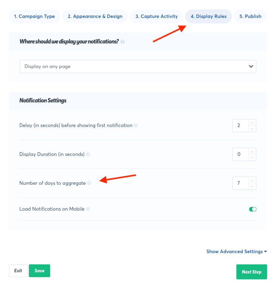 Adjust the aggregated time for the On-Fire type campaign