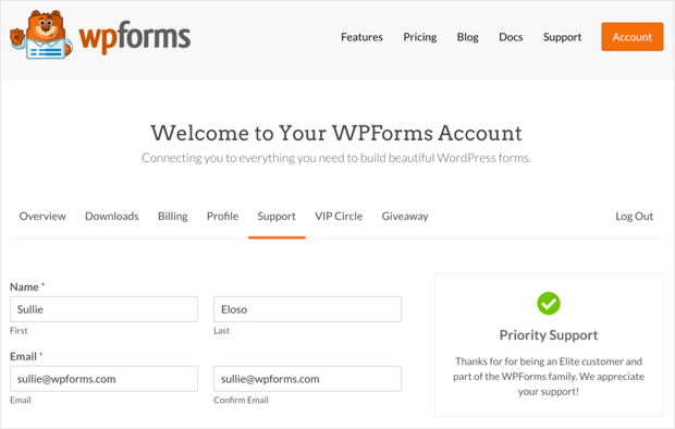 wpforms-support