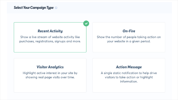 campaign types in trustpulse-min