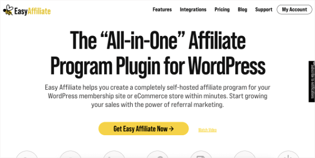 easy affilliate homepage