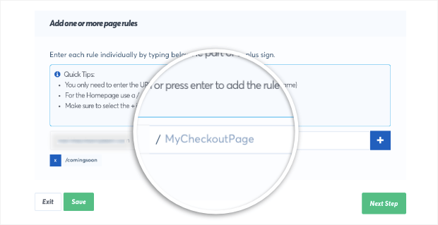 exact url in trustpulse capture activity