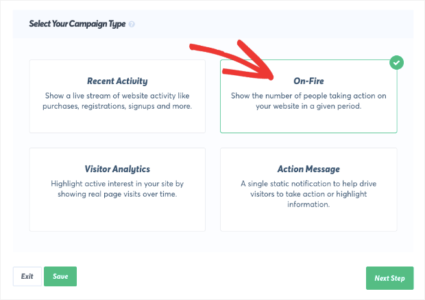 on fire campaign in trustpulse