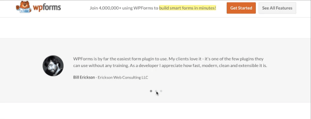 wpforms fomo marketing widget with testimonials