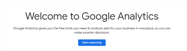 google analytics sign up