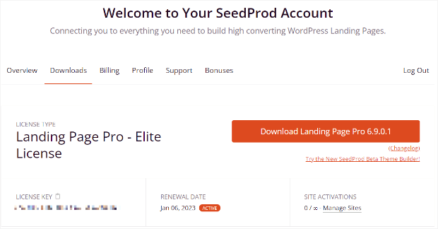 seedprod license key