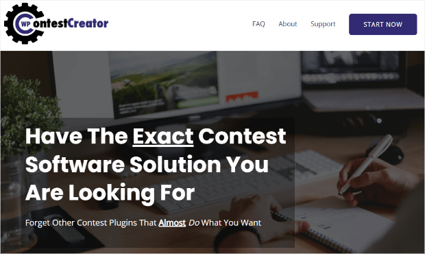 WP Contest Creator Website