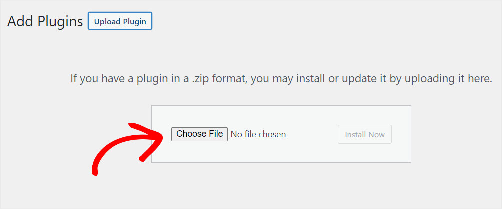 upload plugin