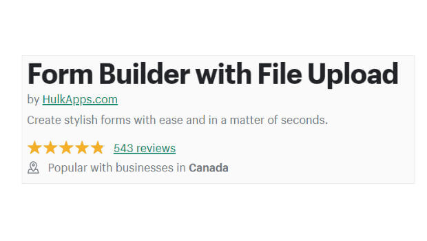 Form Builder Review