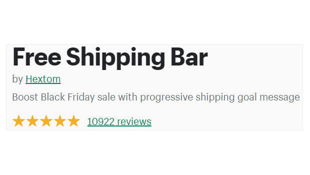 Free Shipping Bar Review