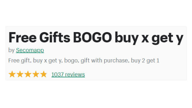 Free Gift BOGO Review