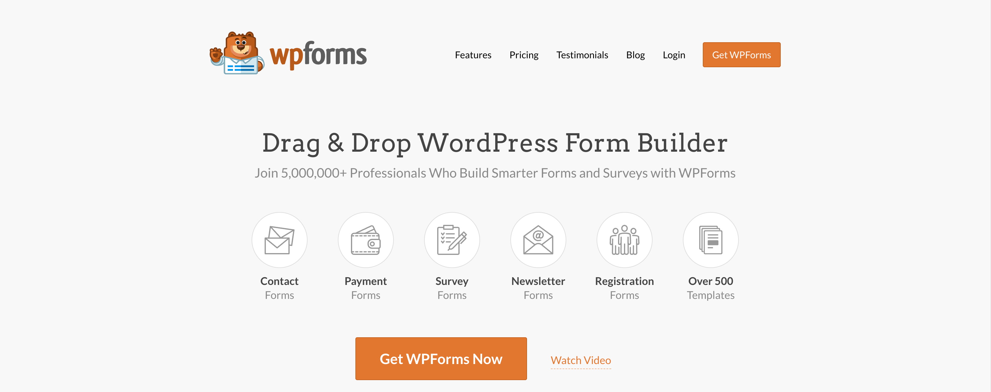 WPForms Home Page 2023