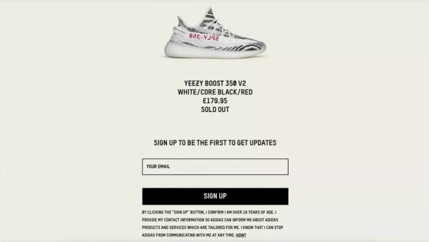 Adidas yeezy splash on sale page